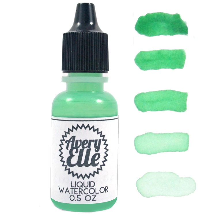 Mint To Be - Liquid Watercolor - Avery Elle