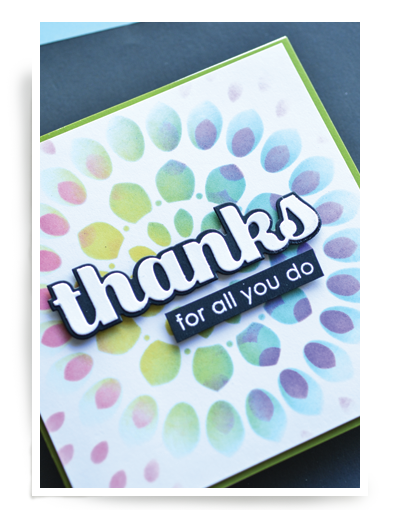 Thankful Mandala incl. Stencilset Thankful Mandala incl. Stencilset