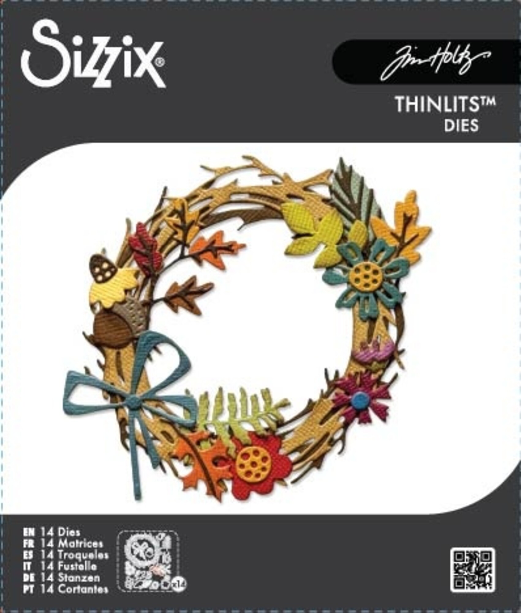 Foliage Wreath - Thinlits Die by Tim Holtz 