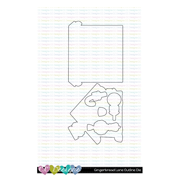 Gingerbread Lane - Outline Metal Die