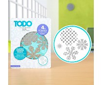 TODO Letterpress and Hot Foil Plate Classic Flower Stack