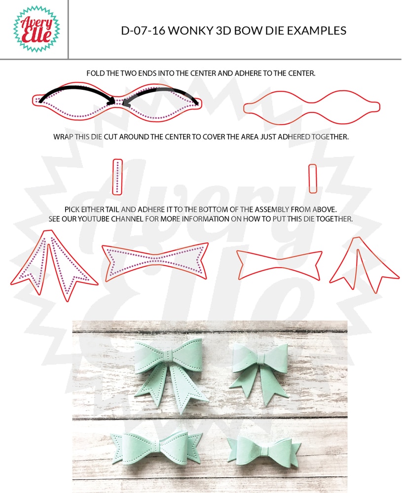 Wonky 3D Bow - Elle-ments