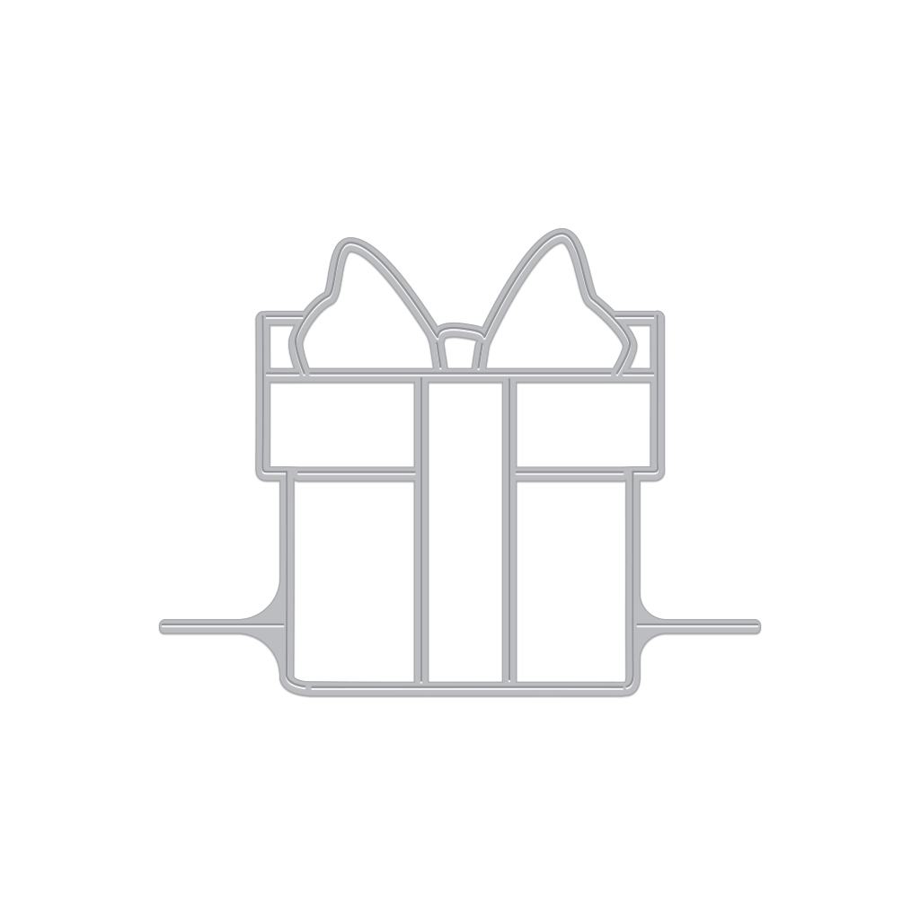 Paper Layering Present Gift Card Pop Up - Hero Arts Frame Cut Dies