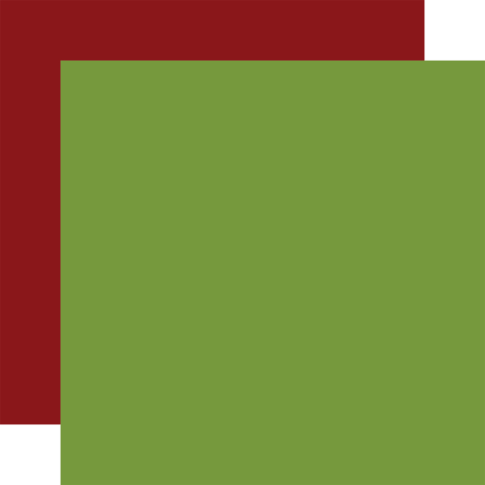 Designer Solids - Green/Dark Red - Echo Park