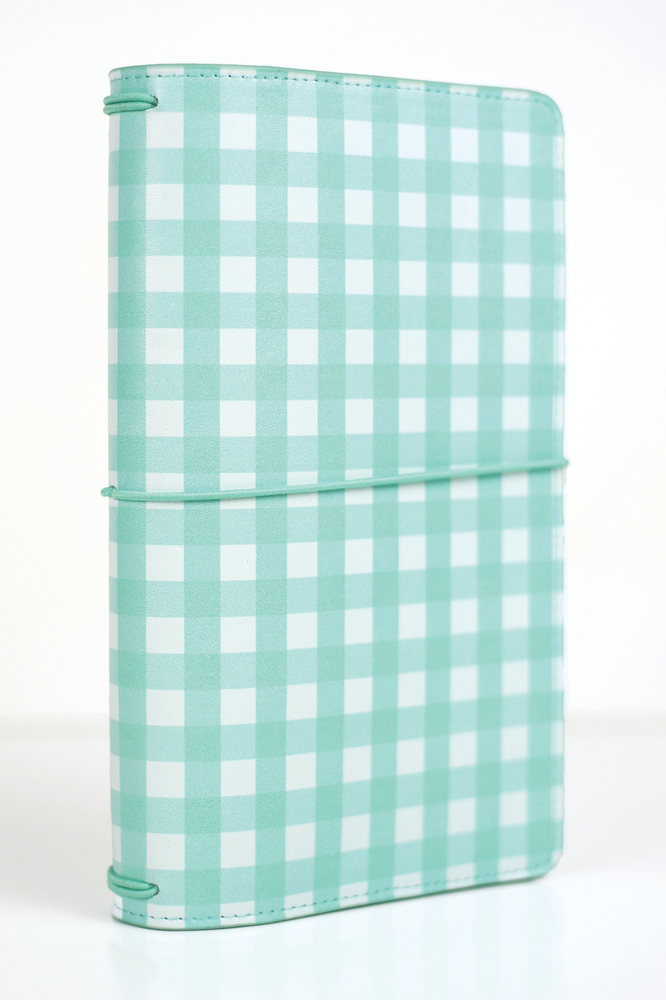 Teal Gingham - Travelers Notebooks