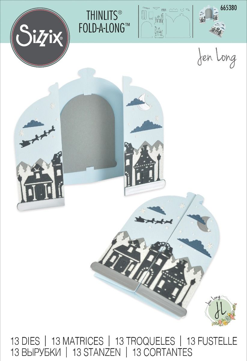 Card - Bell Jar Fold-a-Long - Sizzix Dies