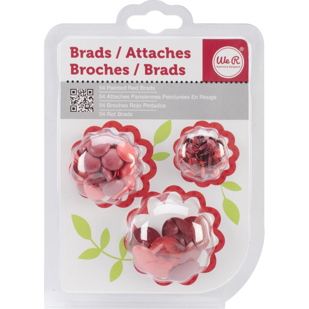 Red - Painted Brads