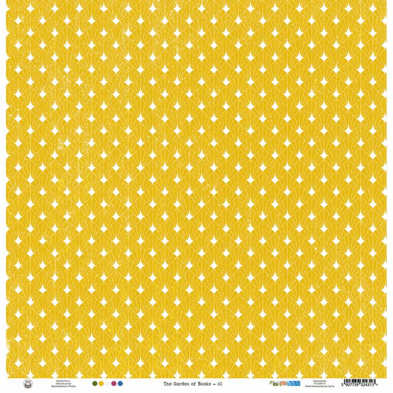 Paper 01 - 12â€œx12â€œ - The Garden of Books