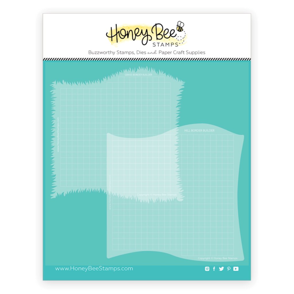 Grassy Hill Borders - Background - Set of 2