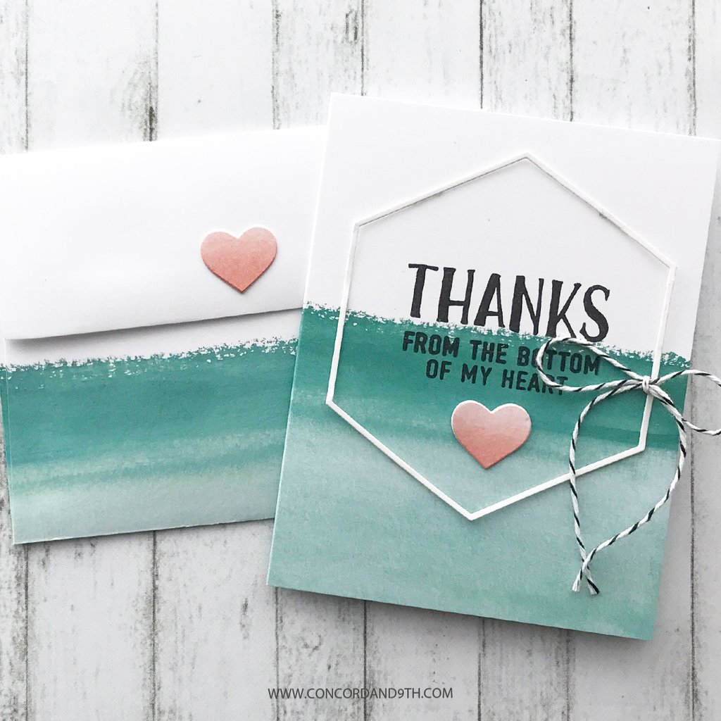 Dip-Dyed Cards & Envelopes Dip-Dyed Cards & Envelopes