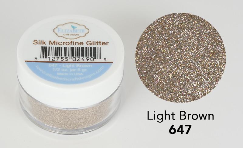 Light Brown - Silk Microfine Glitter Light Brown - Silk Microfine Glitter