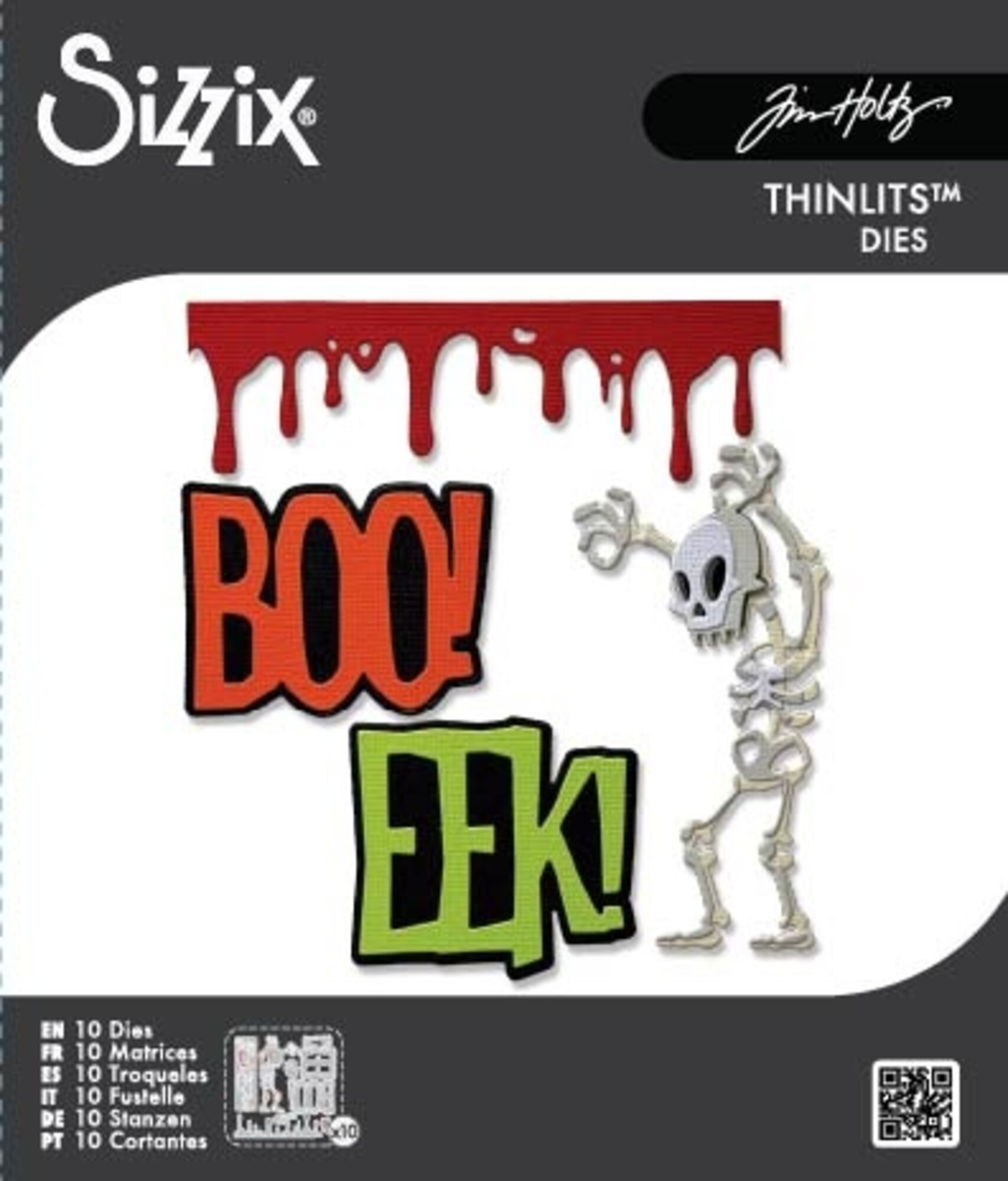 Frights + Bones - Thinlits Die by Tim Holtz 