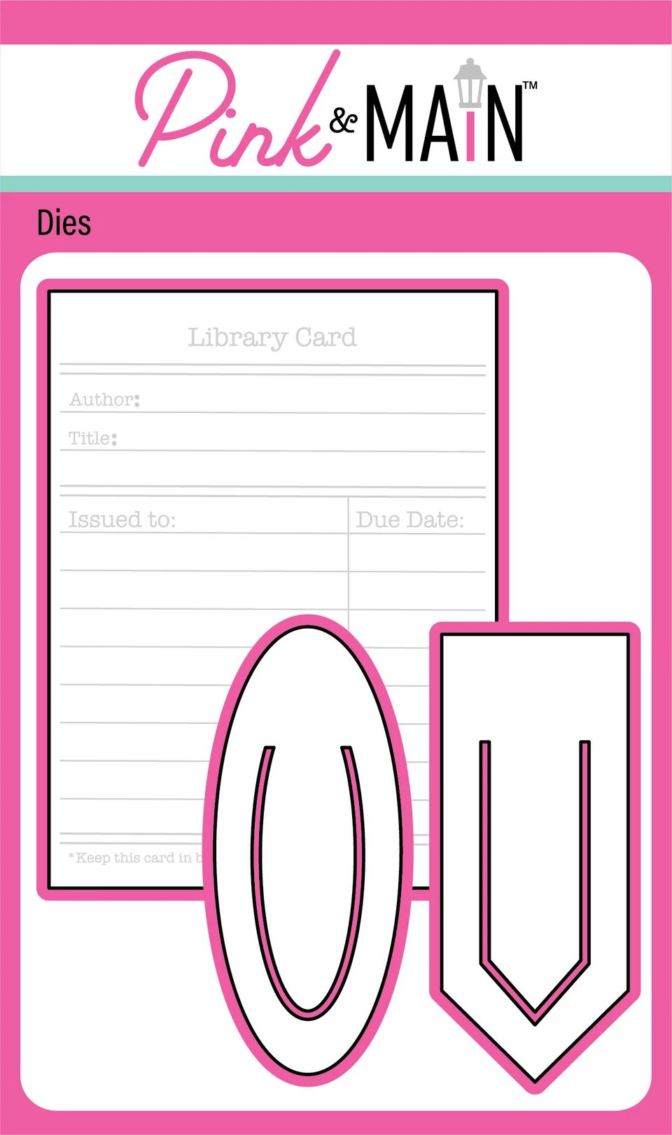 Library Card - Dies
