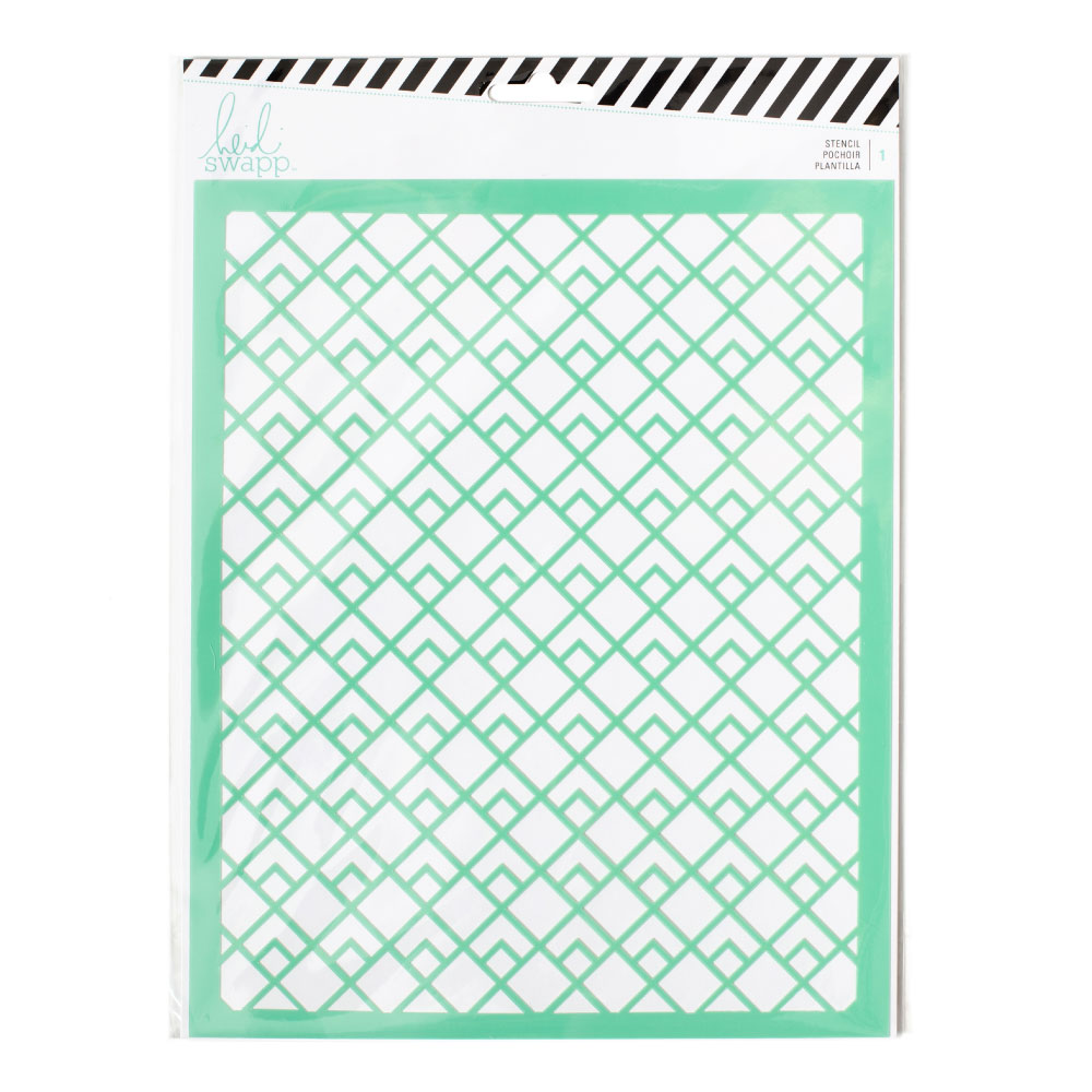 Geometric - Stencil - 8.25"X10.25" Geometric - Stencil - 8.25"X10.25"