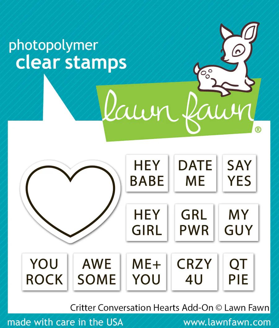Critter Conversation Hearts Add-On Critter Conversation Hearts Add-On