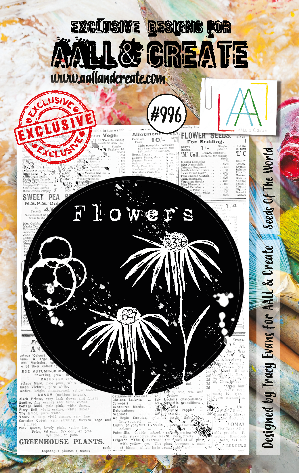 #996 - A7 Stamp Set - Seeds of the World #996 - A7 Stamp Set - Seeds of the World