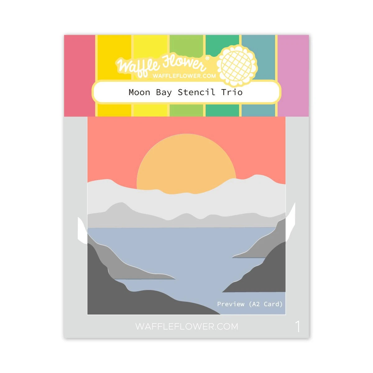 Moon Bay Stencil Trio - Stencil Moon Bay Stencil Trio - Stencil