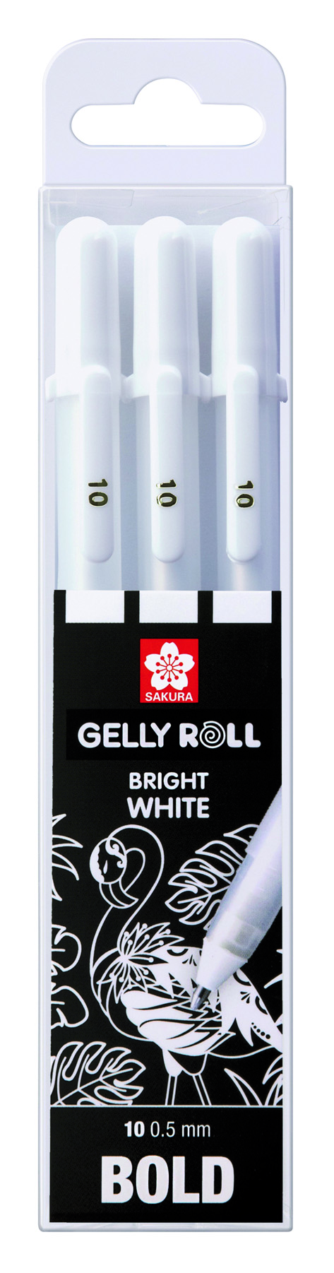 White - Bold - Gelly Roll - Sakura Basic - 3 Stück