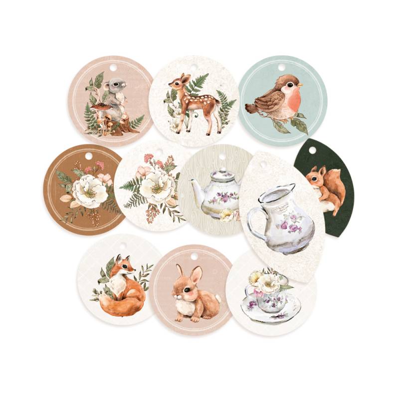 Decorative Tags 01 - Forest Tea Party