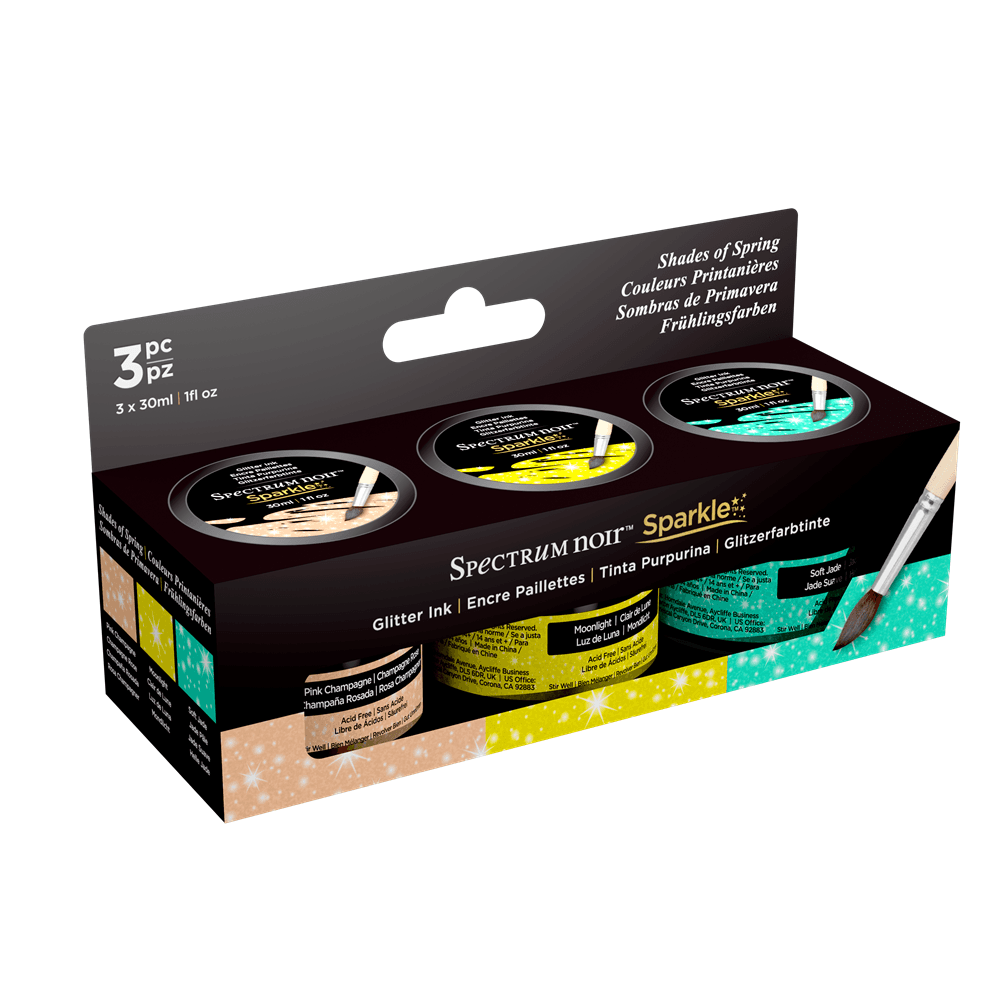 Shades Of Spring - Sparkle Liquid Ink - Spectrum Noir Shades Of Spring - Sparkle Liquid Ink - Spectrum Noir