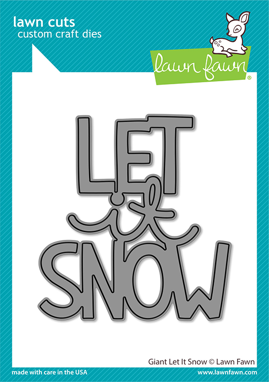 Giant Let It Snow - Lawn Cuts