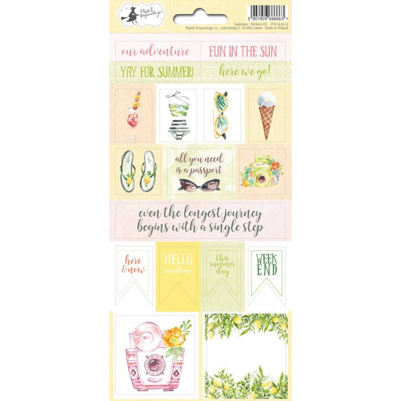 Sticker Sheet 02 - Sunshine
