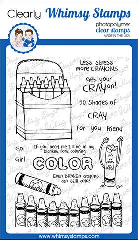 Crayons - Deb Davis - Amped2Stamp