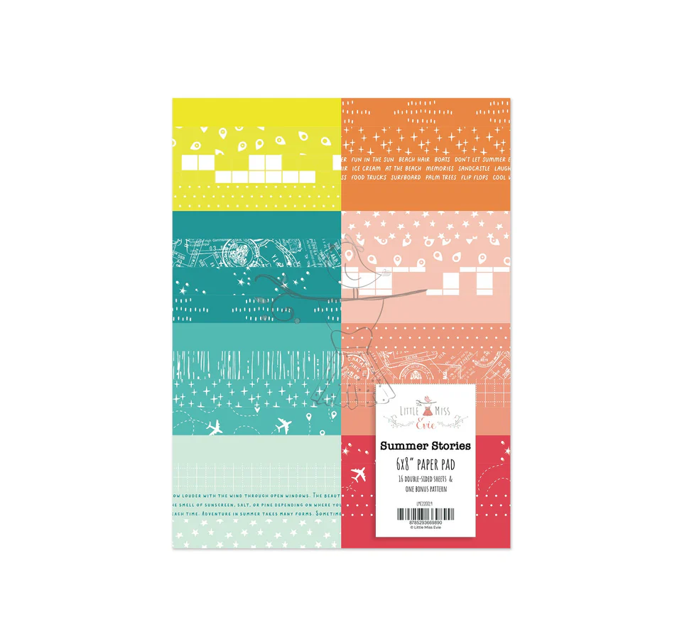 Paper Pad 6X8" - Summer Stories 2025 Essentials Paper Pad 6X8" - Summer Stories 2025 Essentials