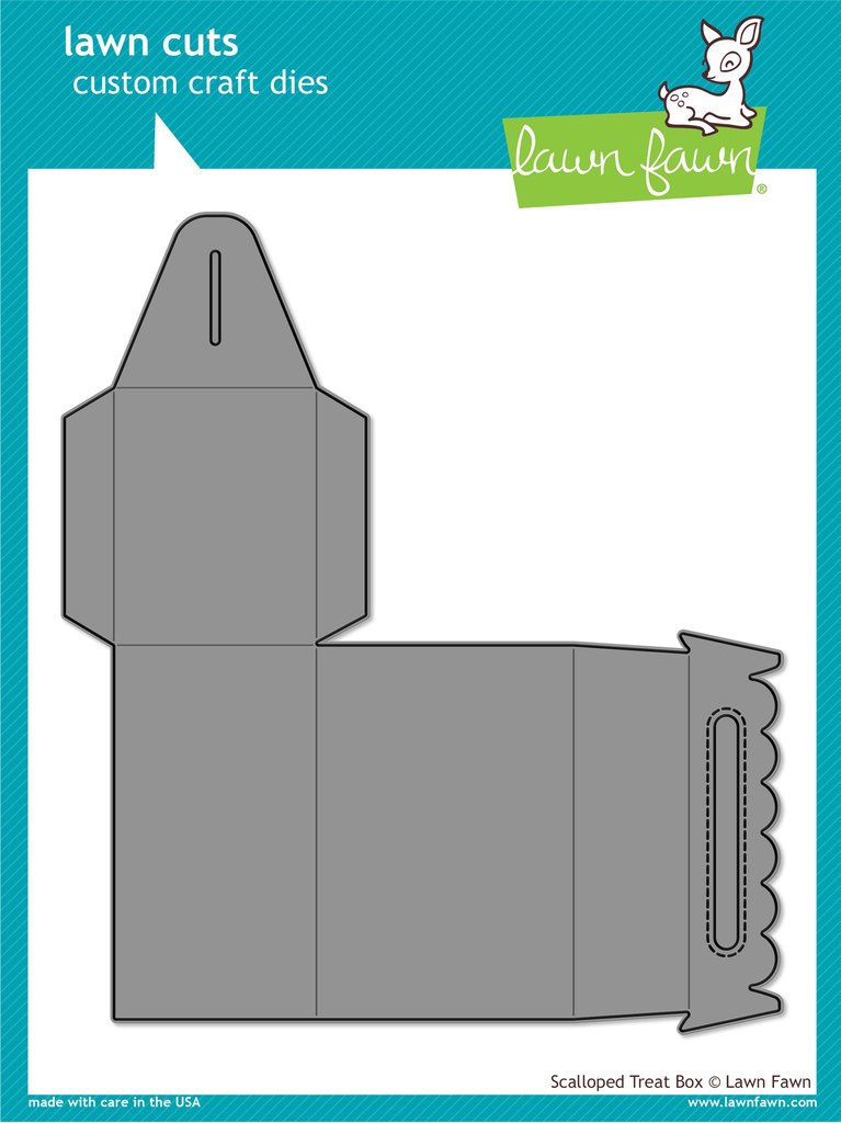 Scalloped Treat Box- lawn cuts Scalloped Treat Box- lawn cuts