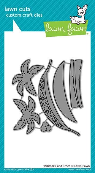 Hammock and Trees - lawn cuts