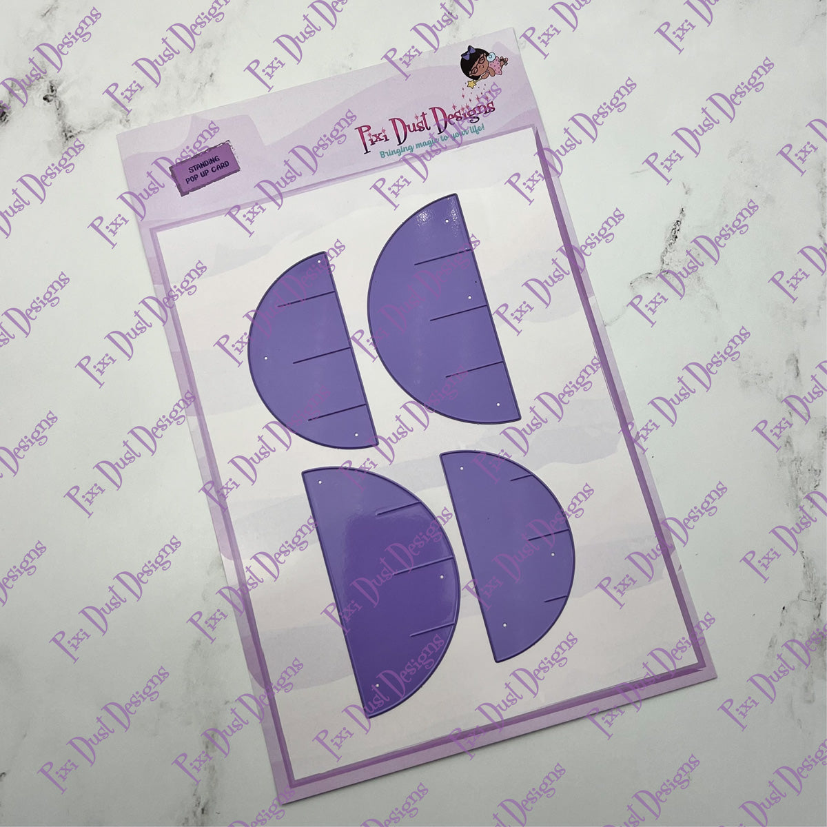 Stand up Pop up Card - Pixi Cuts