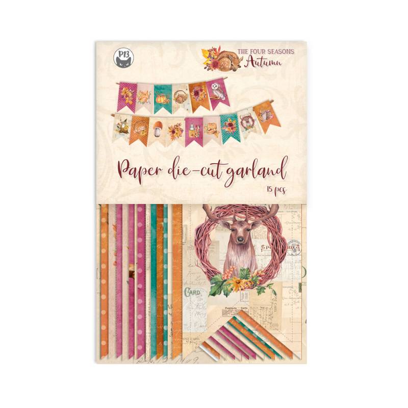 Banner / die cut - The Four Seasons - Autumn