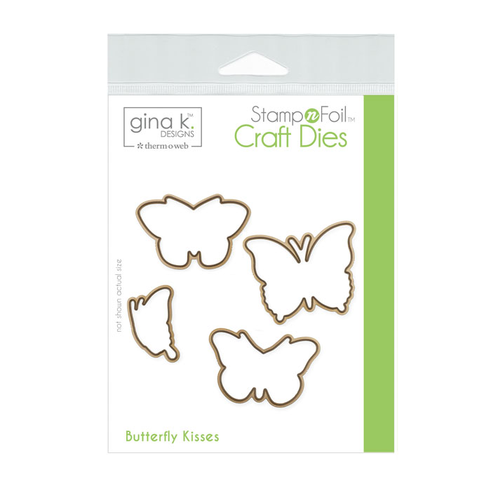 Butterfly Kisses - StampnFoilâ„¢ - Dies Butterfly Kisses - StampnFoilâ„¢ - Dies