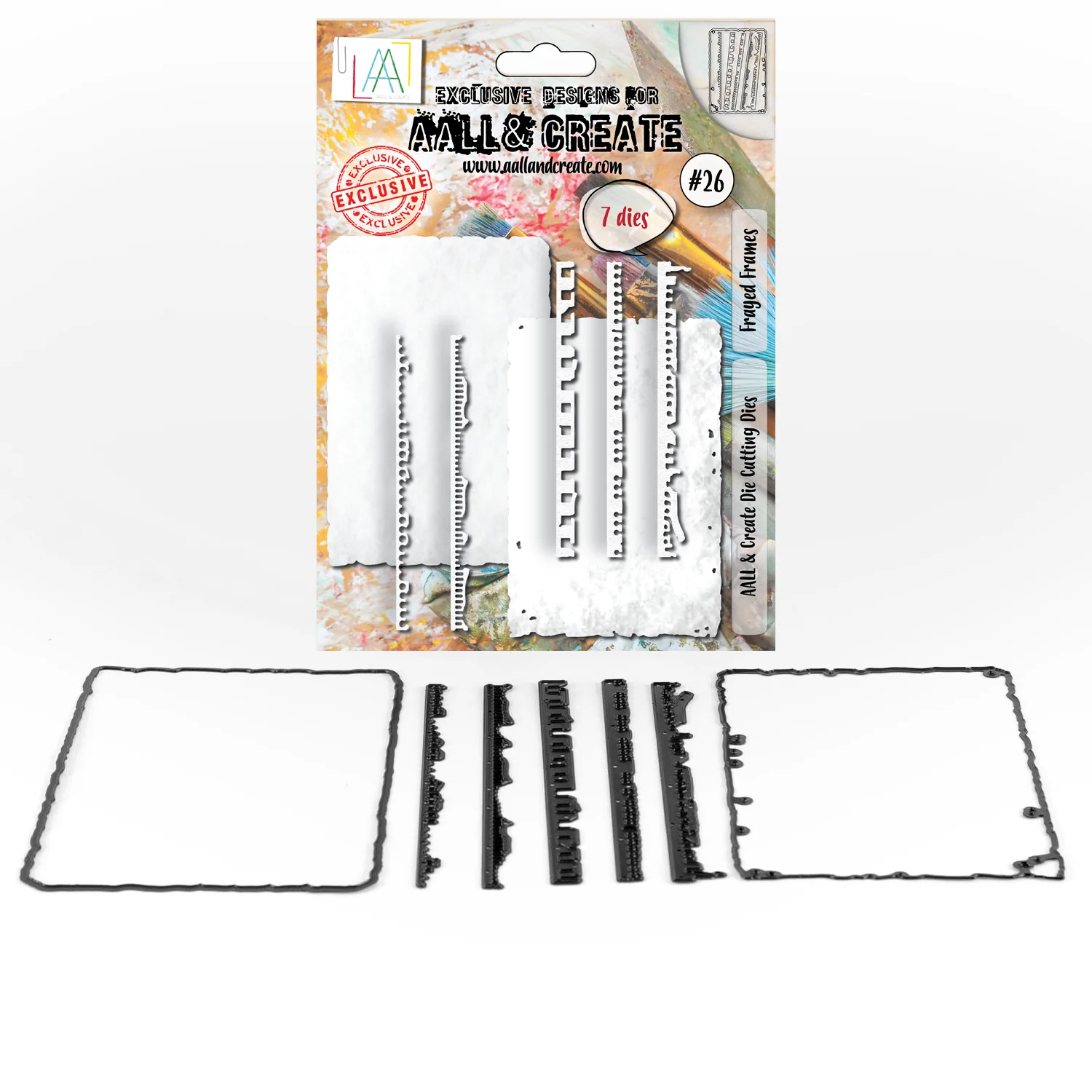Frayed Frames - #26 - Die-Cutting Die Set Frayed Frames - #26 - Die-Cutting Die Set