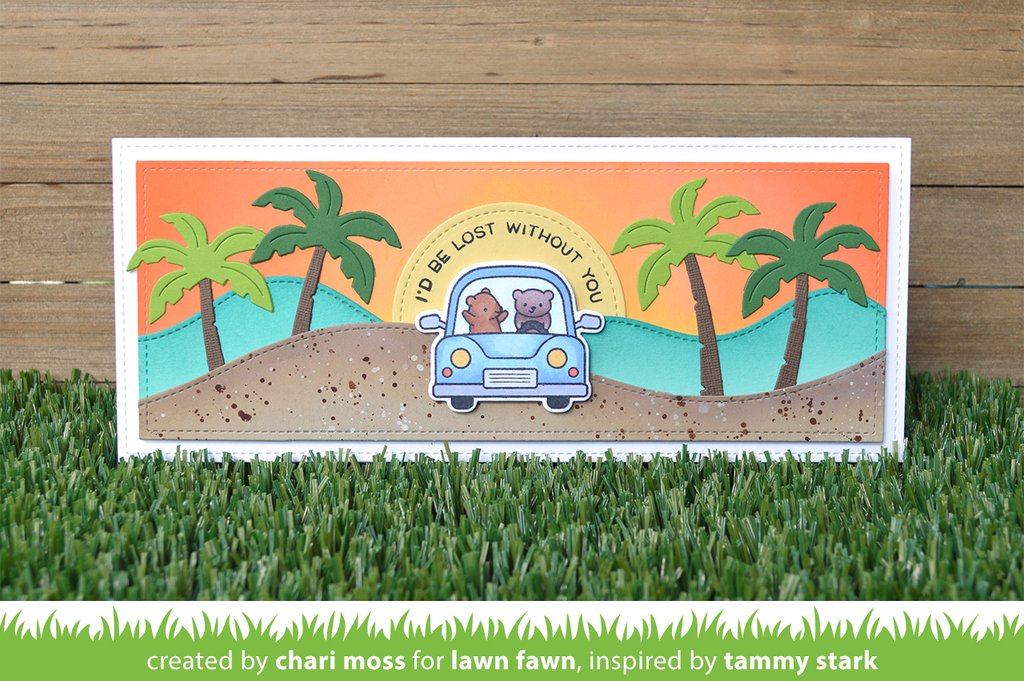 Slimline Stitched Hillside Borders - lawn cuts Slimline Stitched Hillside Borders - lawn cuts