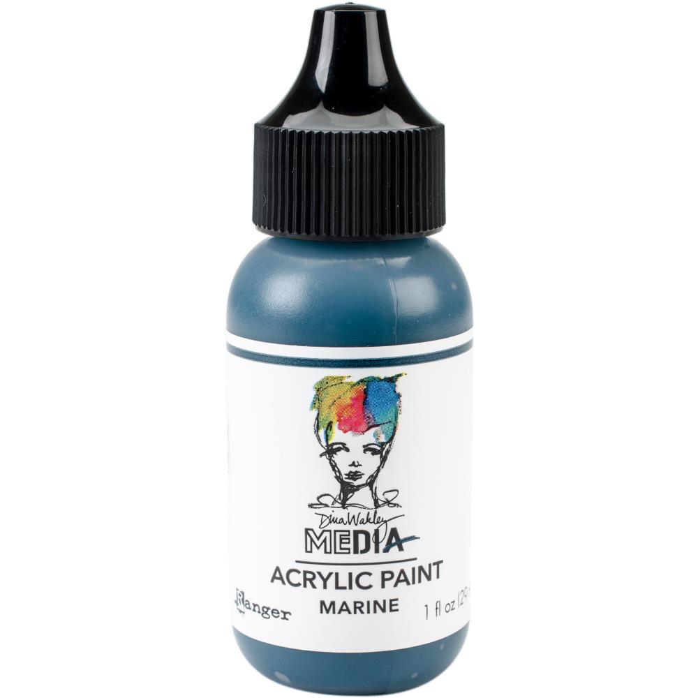 Marine - Dina Wakley Media Heavy Body Acrylic Paint 1oz