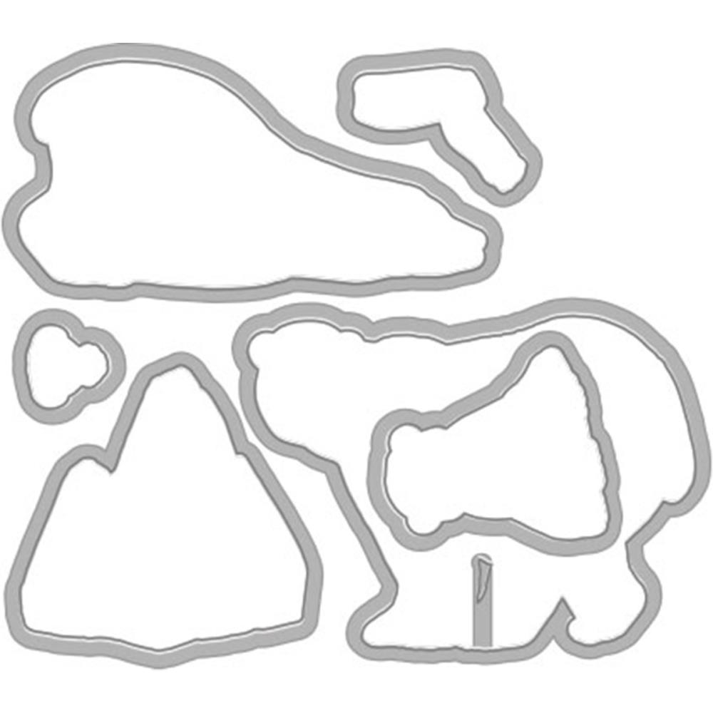 Polar Greetings - Hero Arts Frame Cut Dies