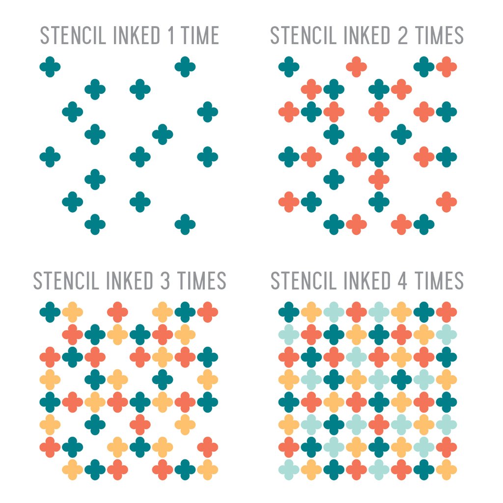 Joyful Tiles Turnaboutâ„¢ - Stencil Pack Joyful Tiles Turnaboutâ„¢ - Stencil Pack