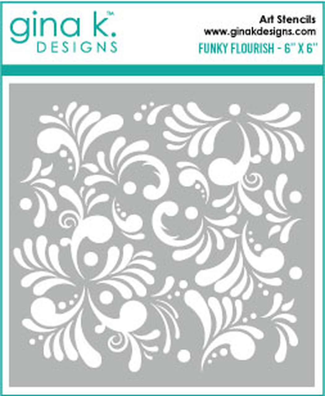 Funky Flourish - Stencil