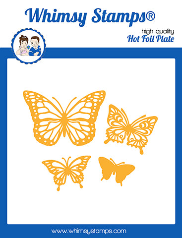 Butterflies - Hot Foil Plates Butterflies - Hot Foil Plates