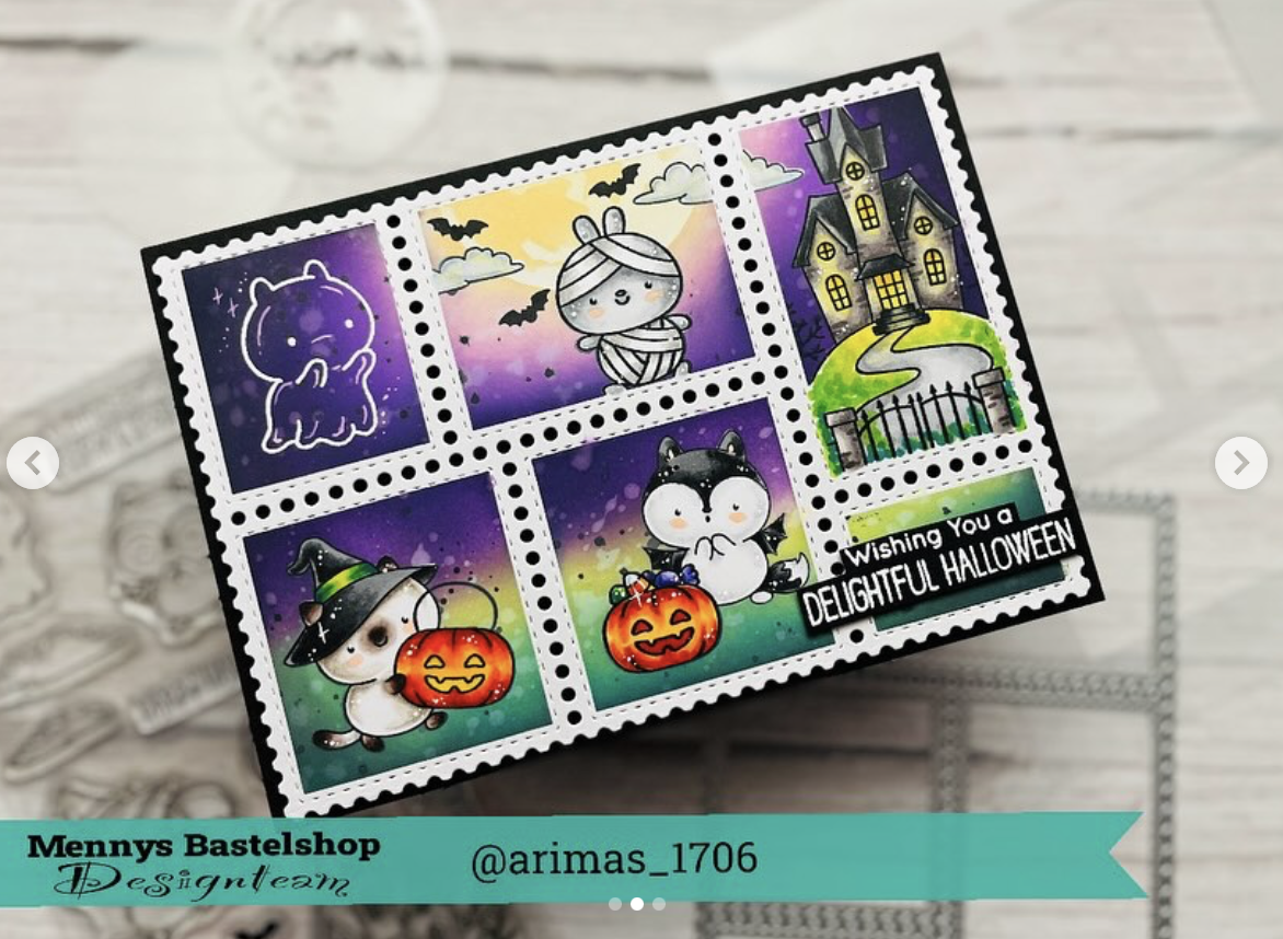 Postage Collage Die A7 Postage Collage Die A7