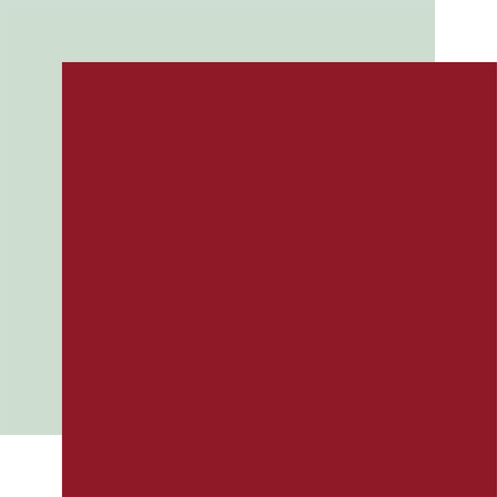 Designer Solids - Cranberry/Mint - Echo Park Designer Solids - Cranberry/Mint - Echo Park