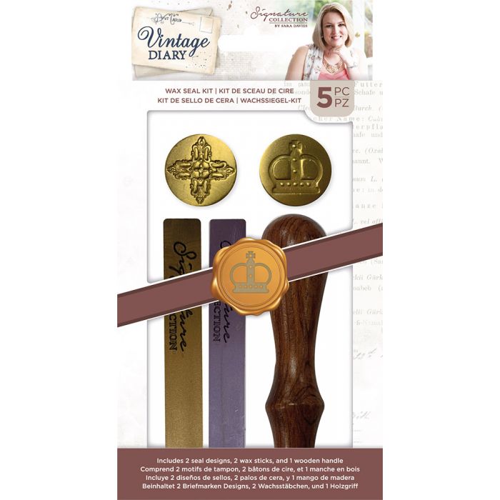 Vintage Diary - Sara Signature - Wax Seal Kit