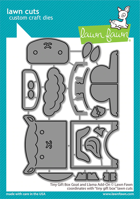 tiny gift box goat and llama add-on - Lawn Cuts tiny gift box goat and llama add-on - Lawn Cuts