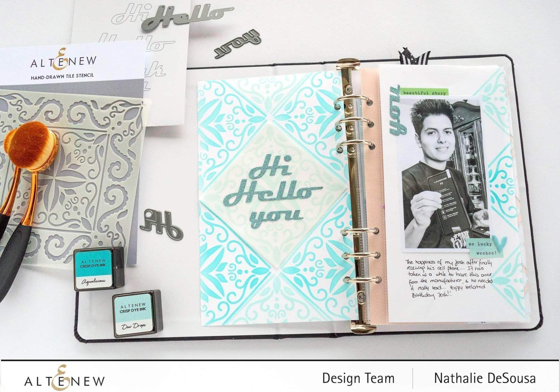 Hand-Drawn Tile - Stencil Hand-Drawn Tile - Stencil