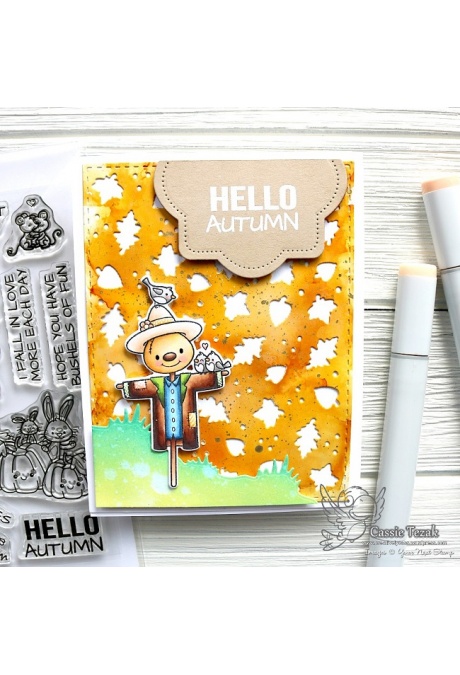 Falling Leaves Panel - Die Set