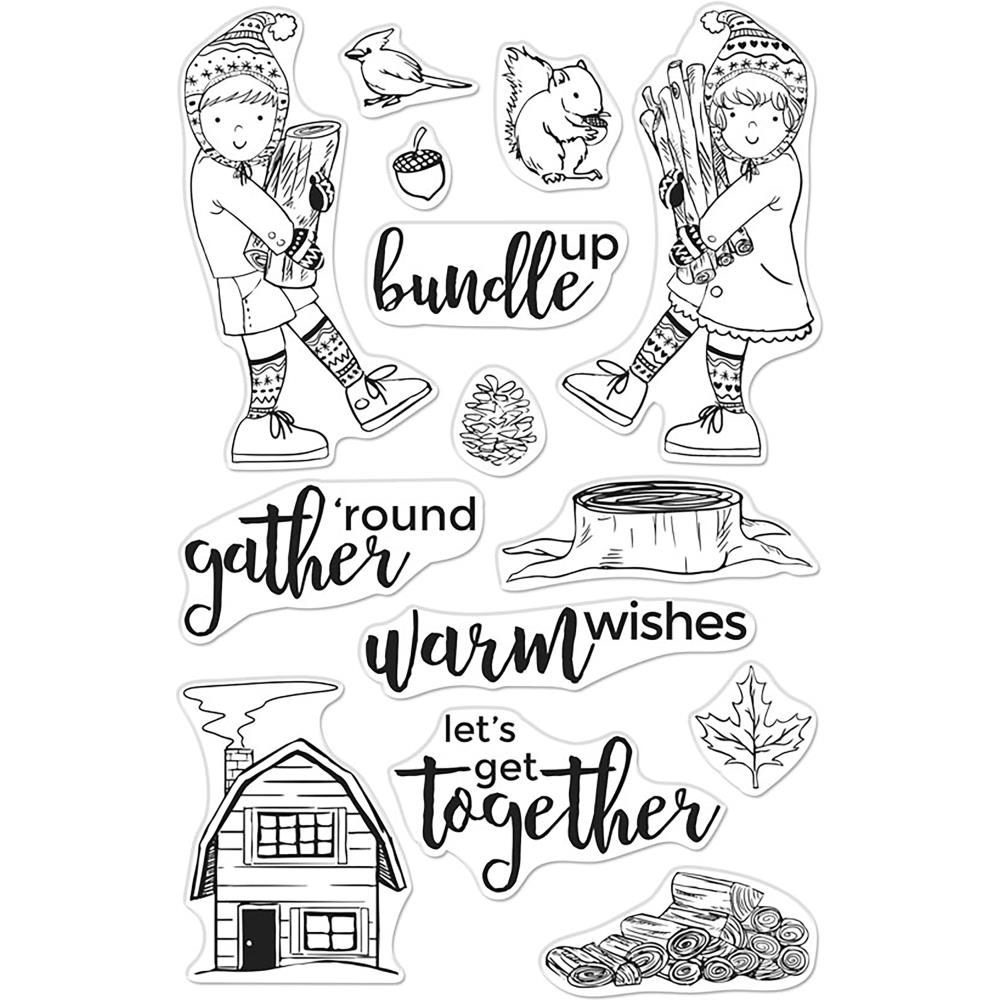 Bundle Up - Hero Arts Clear Stamp
