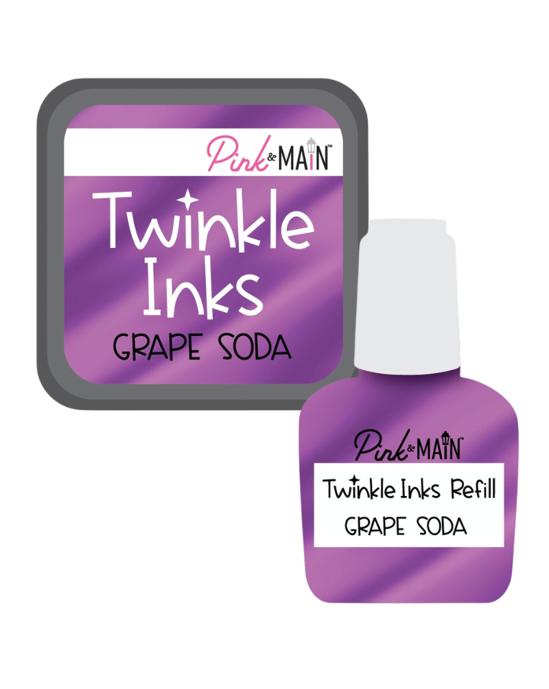 Grape Soda - Twinkle Ink Pad + Refill - Pink & Main Grape Soda - Twinkle Ink Pad + Refill - Pink & Main