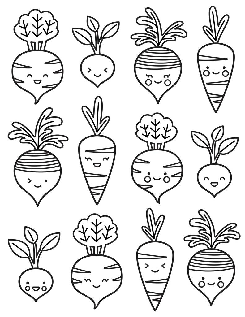 Spring Coloring Book