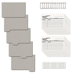 Cinch Recipe Book Kit 6"X7" Cinch Recipe Book Kit 6"X7"